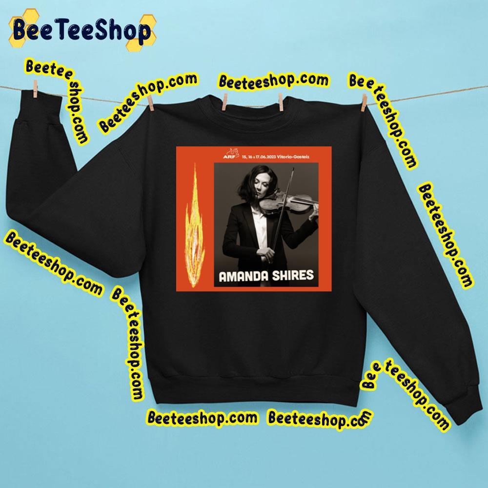 Amanda Shires Tour 151617 June 2023 Vitoria Gasteiz Beeteeshop Trending Unisex Sweatshirt