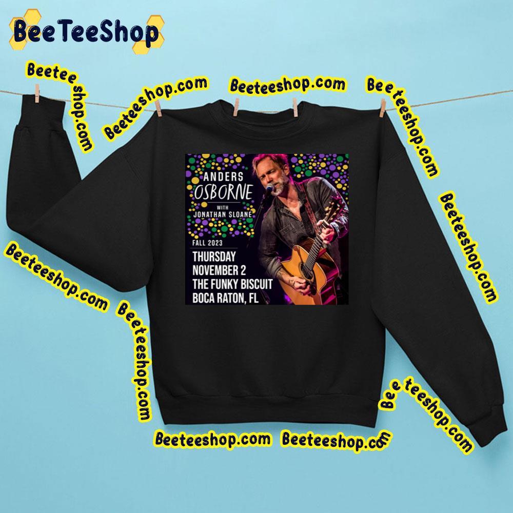 Anders Osborne Fall Tour 2023 With Jonathan Sloane Beeteeshop Trending Unisex Sweatshirt