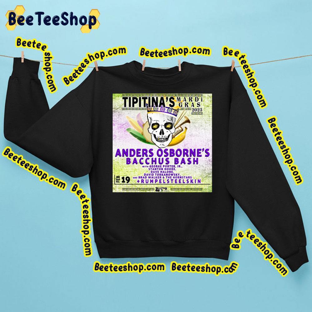 Anders Osborne Tou Mardi Gras 2023 Beeteeshop Trending Unisex Sweatshirt