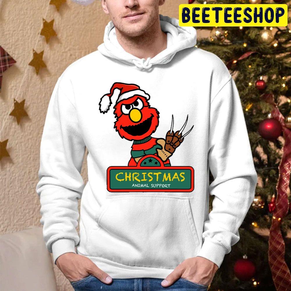 Animal Support A Muppets Christmas Letters To Santa Beeteeshop Trending Unisex Hoodie