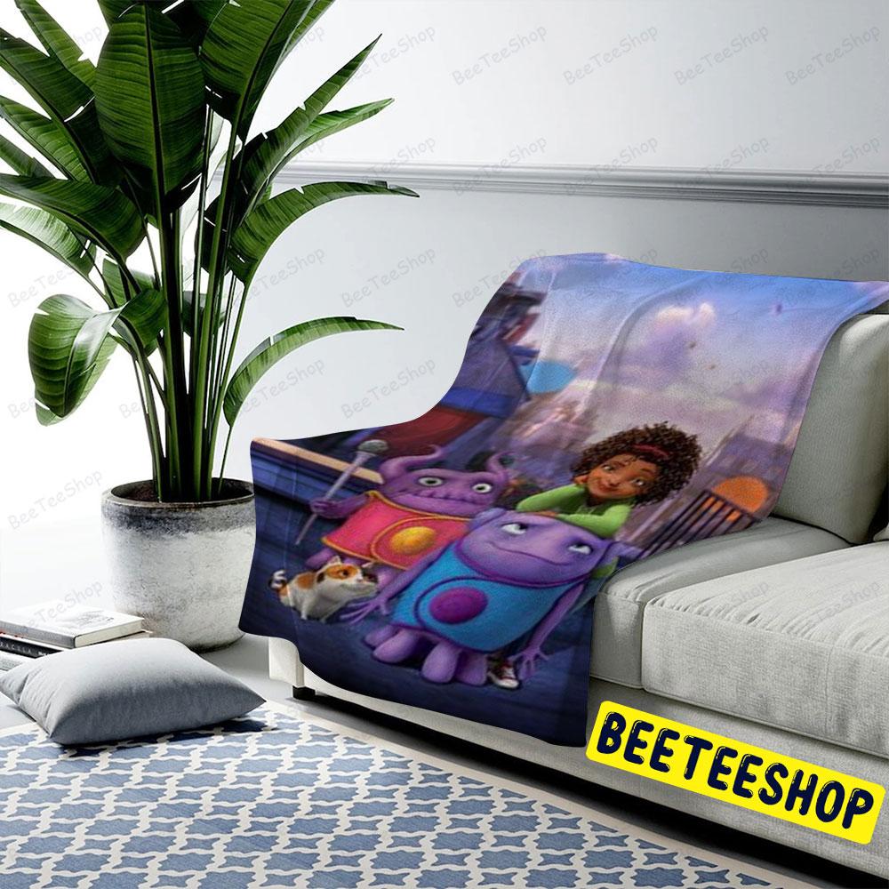 Art Dreamworks Home For The Holidays 2 Trending US Cozy Blanket