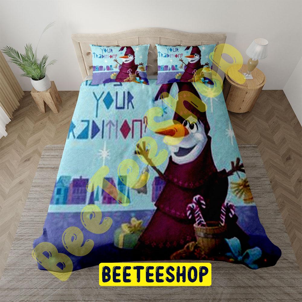 Art Olaf’s Frozen Adventure 03 Trending Bedding Set