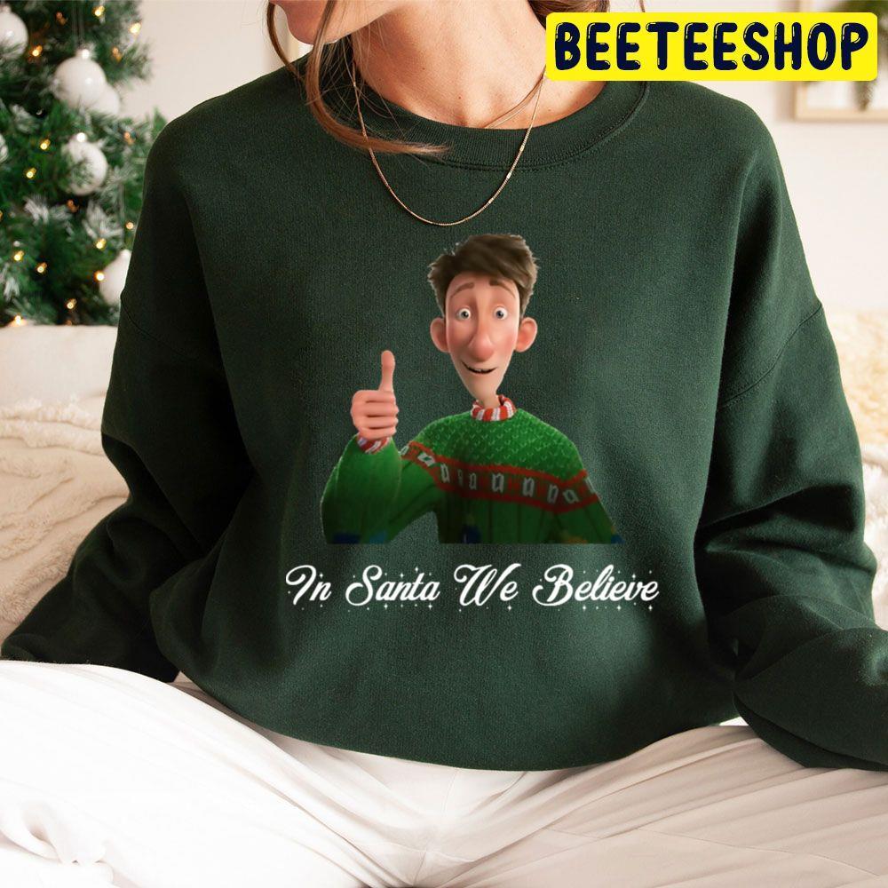 Arthur Christmas In Santa We Believe Beeteeshop Trending Unisex Sweatshirt