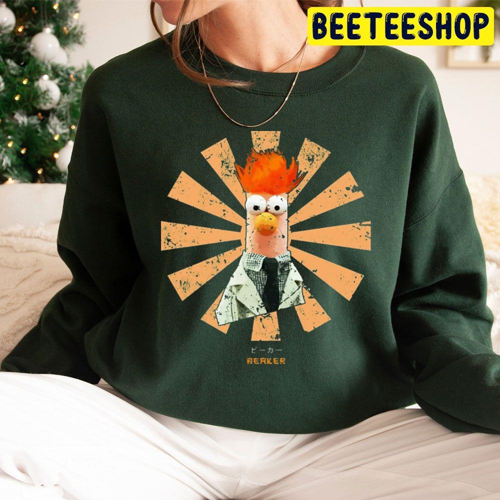 Beaker Retro Japanese The Muppet Christmas Carol Beeteeshop Trending Unisex Sweatshirt