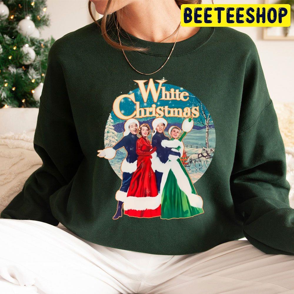 Beautiful White Christmas Beeteeshop Trending Unisex Sweatshirt