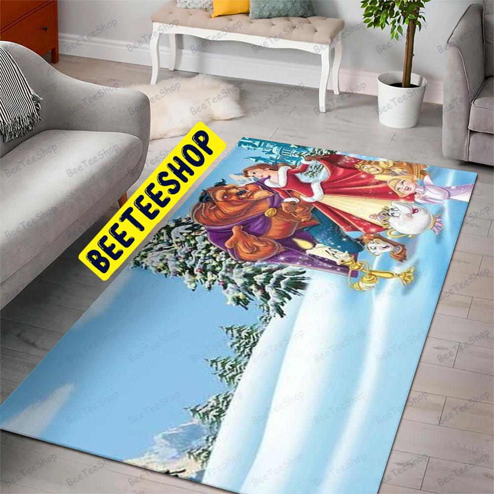 Beauty And The Beast The Enchanted Christmas 5 Trending Rug Rectangle