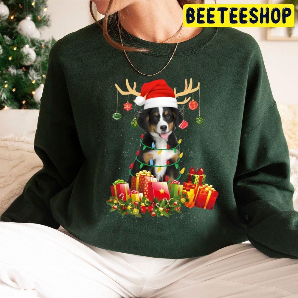 Bernese Mountain Christmas Dog Lover Christmas Beeteeshop Trending Unisex Sweatshirt