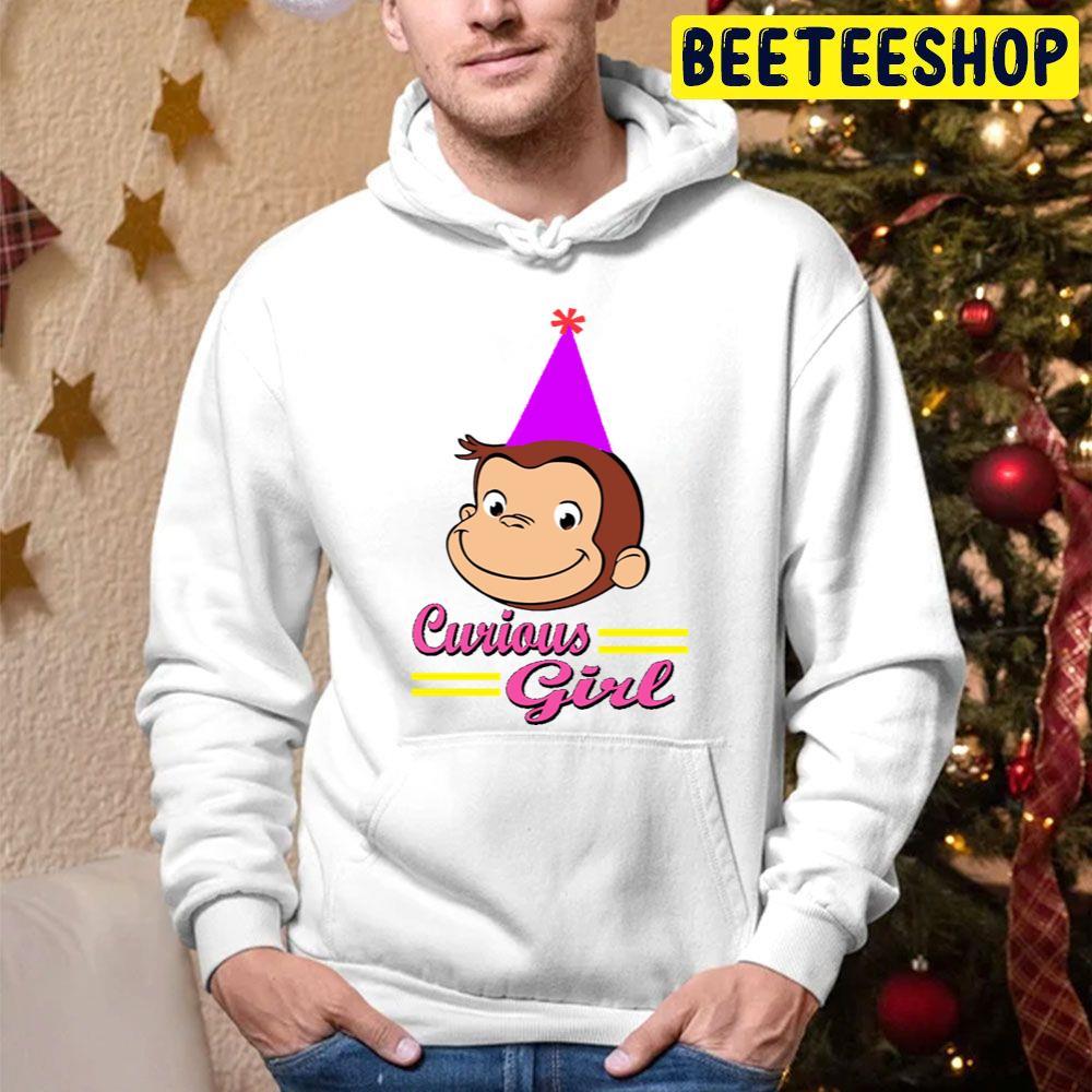 Birthday Girl Curious George A Very Monkey Christmas Beeteeshop Trending Unisex Hoodie