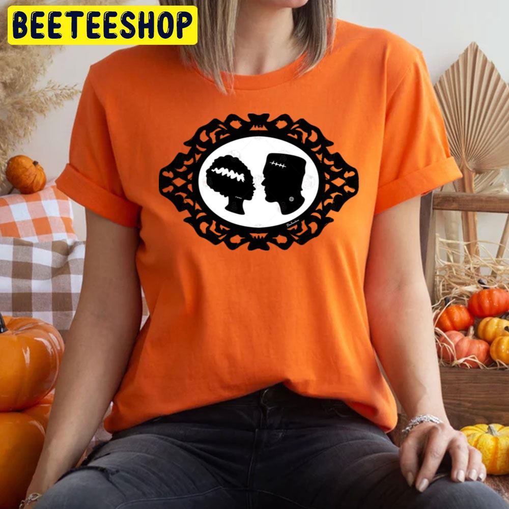 Black Couple Frankenstein Halloween Beeteeshop Trending Unisex T-Shirt