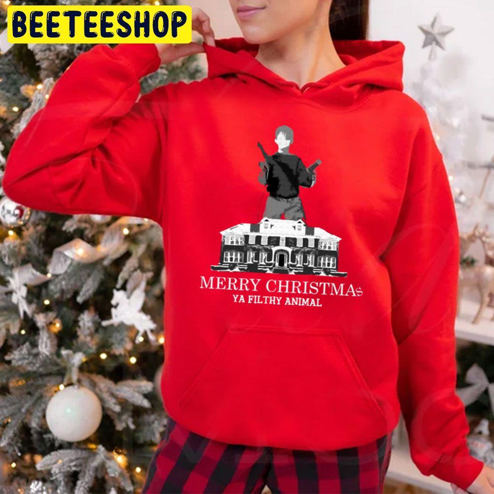 Black House Home Alone Christmas Beeteeshop Trending Unisex Hoodie