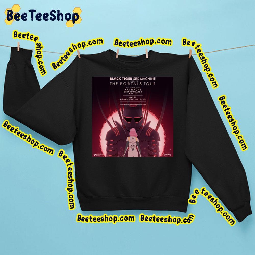 Black Tiger Sex Machine Portals Tour 11 May 2023 Beeteeshop Trending Unisex Sweatshirt