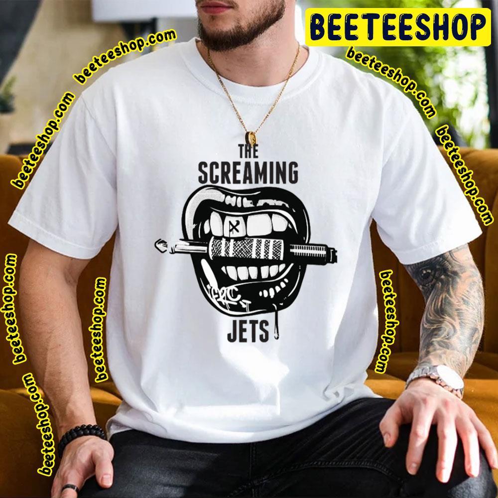 Black White Art The Screaming Jets Professional Misconduct 2023 Album Trending Unisex T-Shirt