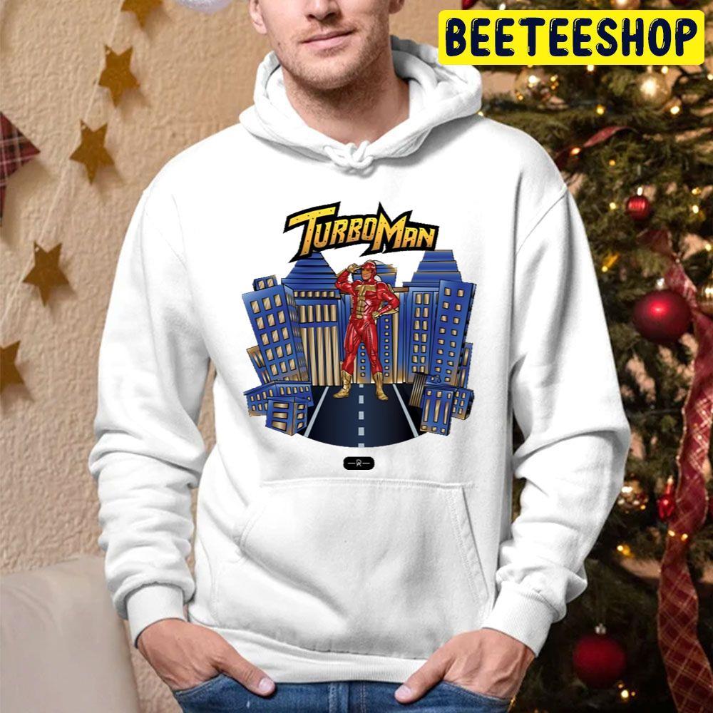 Blue House Turboman Jingle All The Way Christmas Beeteeshop Trending Unisex Hoodie