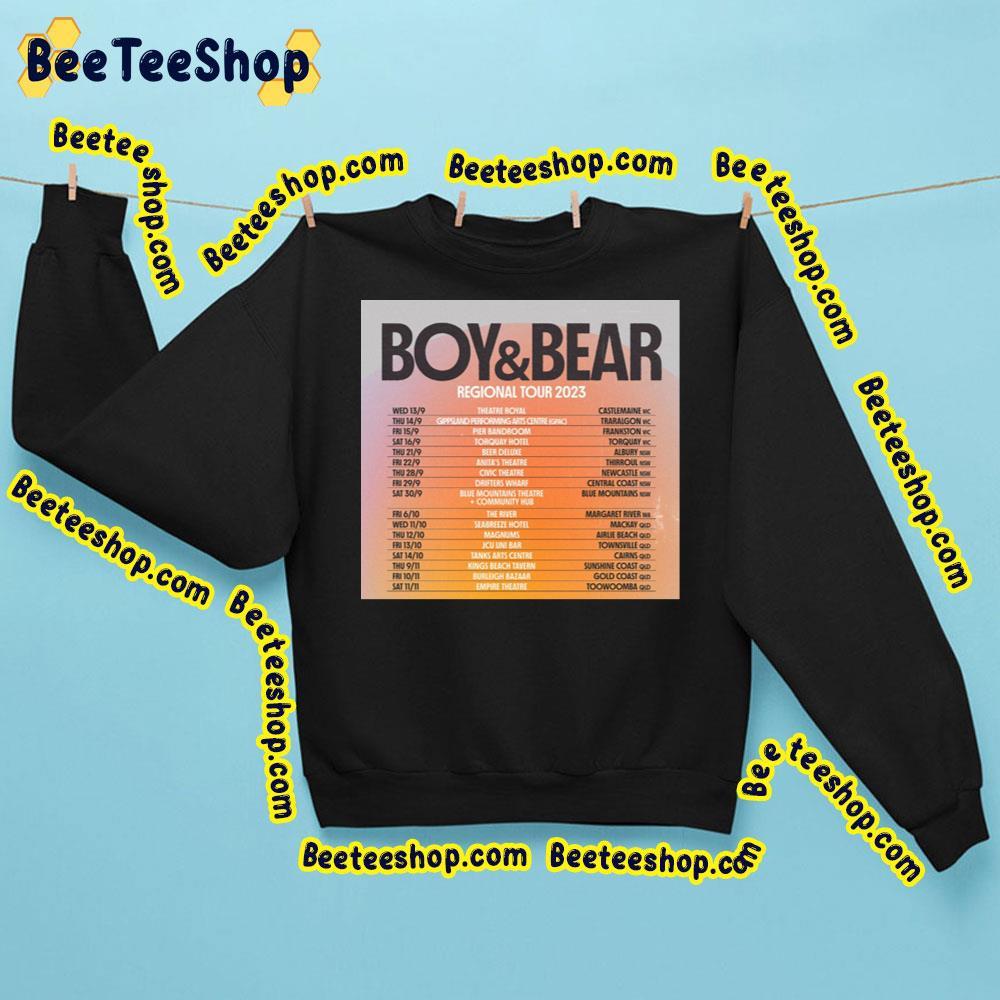 Boy & Bear Regional Tour 2023 Beeteeshop Trending Unisex Sweatshirt