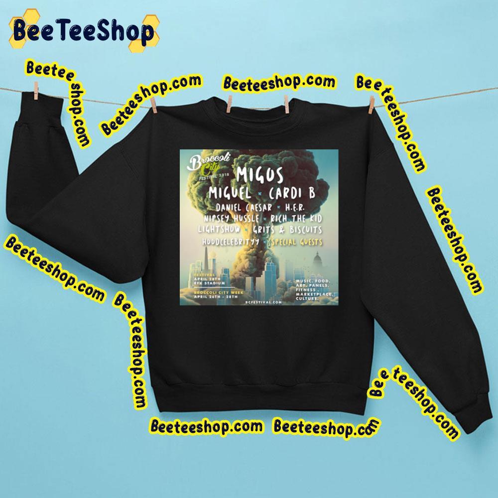 Broccoli City Festival 2018 Beeteeshop Trending Unisex T-Shirt