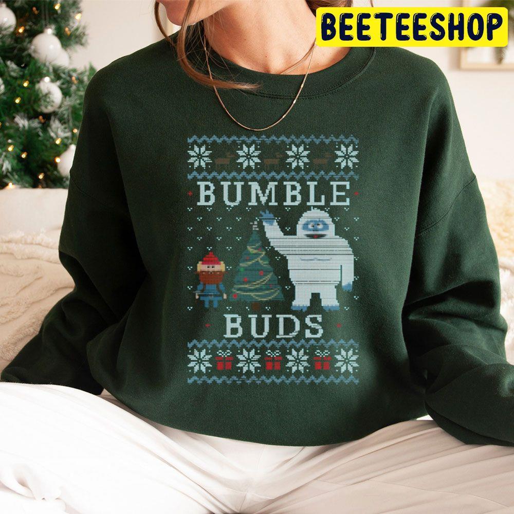 Bumble Buds Christmas Beeteeshop Trending Unisex Sweatshirt