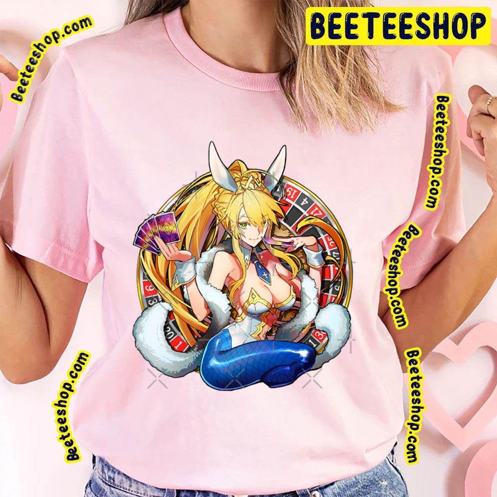 Bunny Artoria Pendragon Ruler Fate Grand Order Absolute Demonic Front Babylonia Beeteeshop Trending Unisex T-Shirt