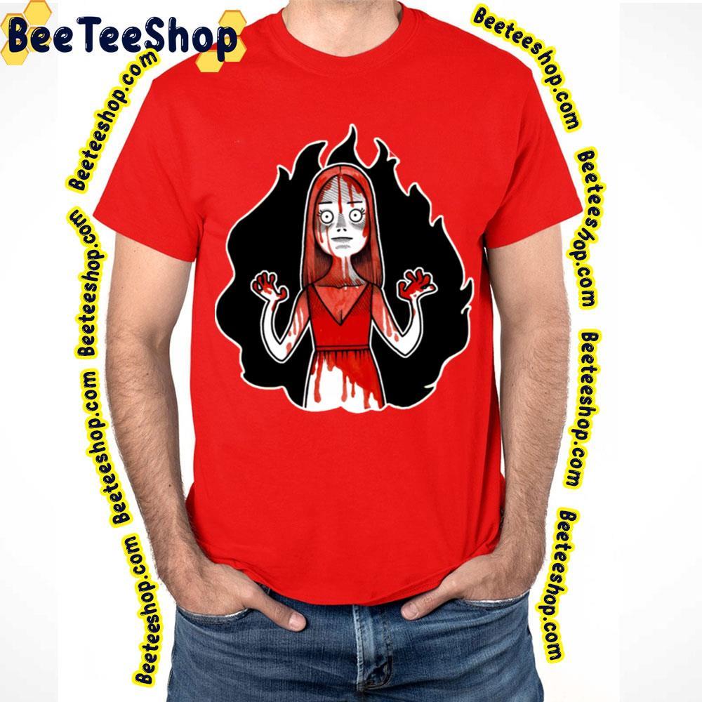 Carrie Illustration Halloween Unisex T-Shirt