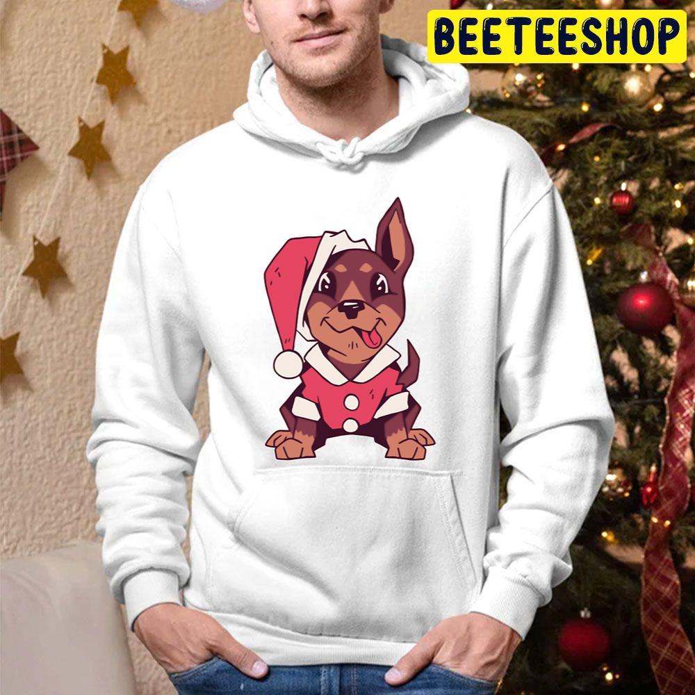 Cartoon Funny Christmas For Dog Lovers Beeteeshop Trending Unisex Hoodie