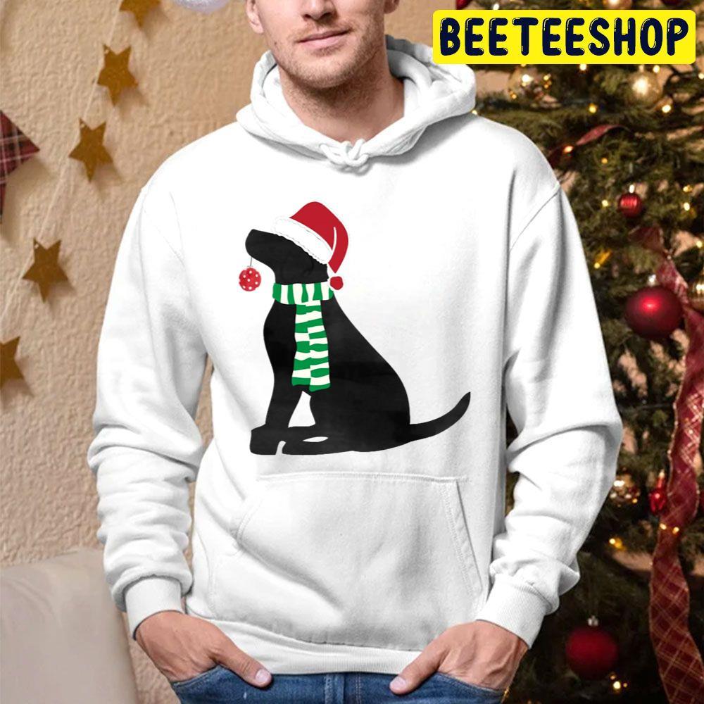 Christmas Black Lab Holiday Dog Beeteeshop Trending Unisex Hoodie