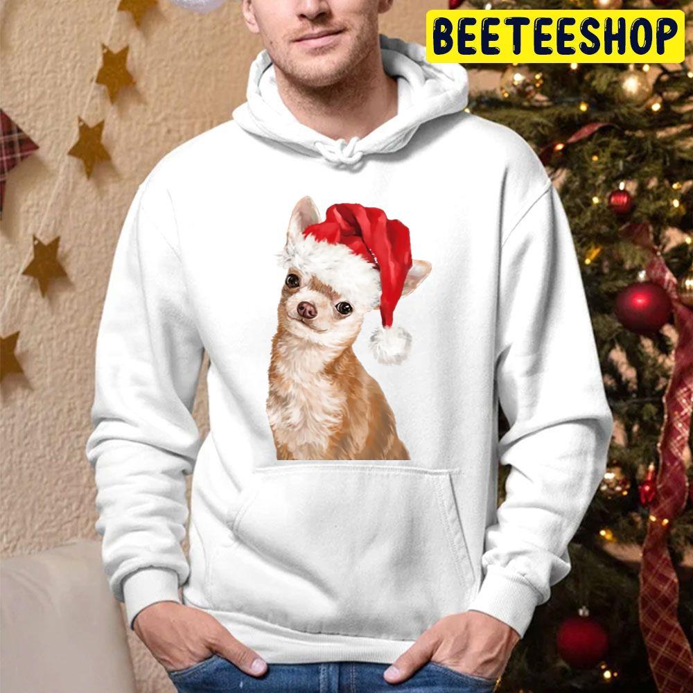 Christmas Chihuahua In Green Beeteeshop Trending Unisex Hoodie