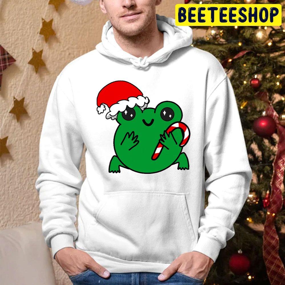 Christmas Frog Beeteeshop Trending Unisex Hoodie