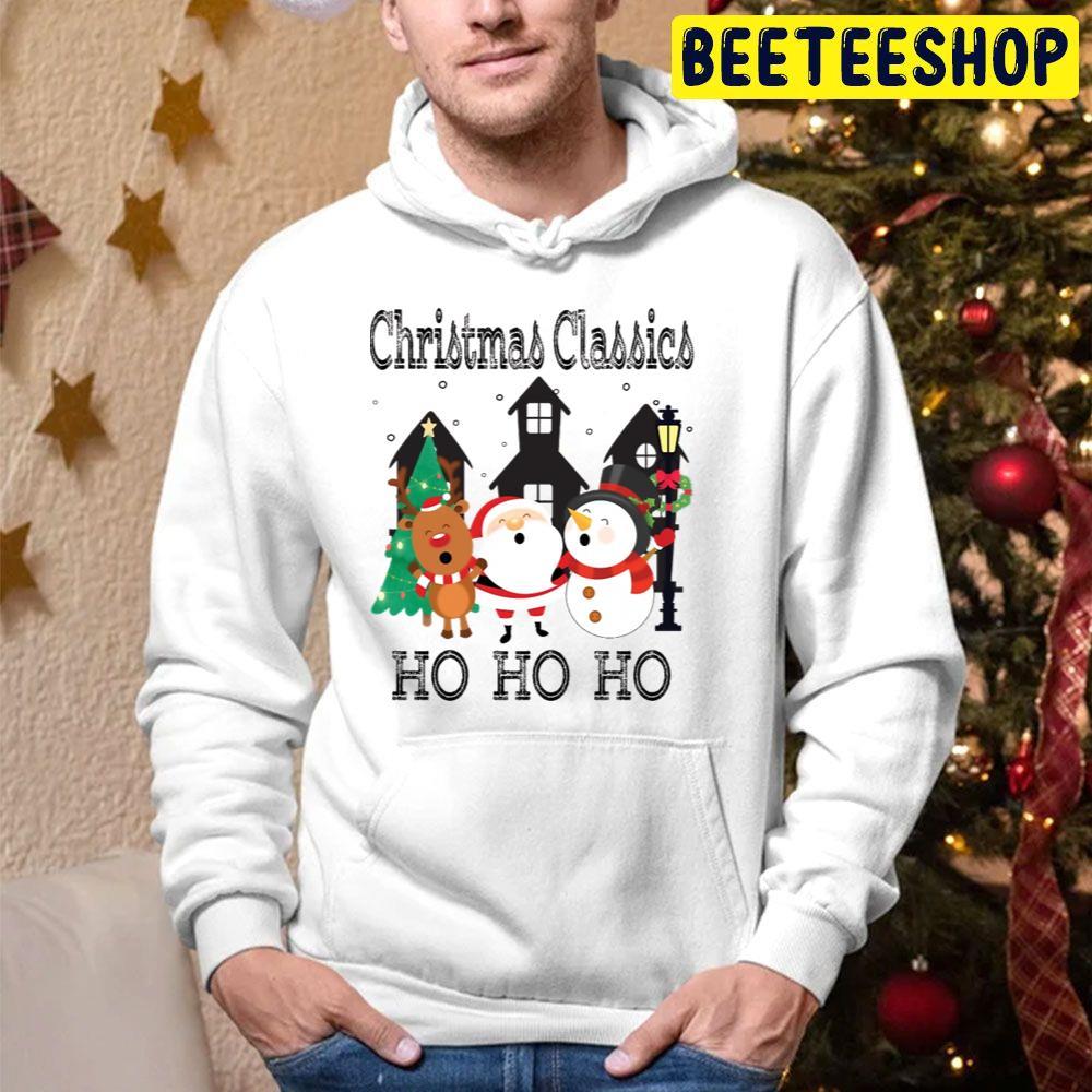 Christmas Ho Ho Ho Rudolph The Red Nosed Reindeer Beeteeshop Trending Unisex Hoodie