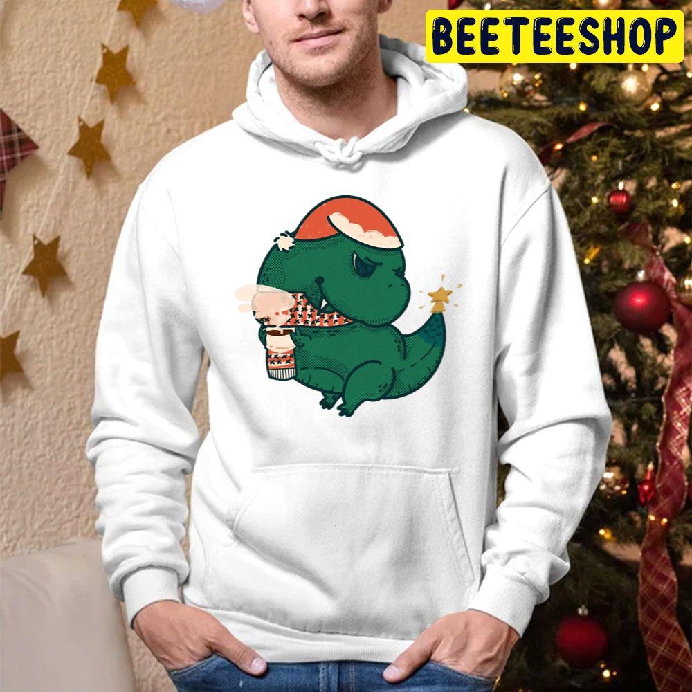 Christmas Tree Rex Beeteeshop Trending Unisex Hoodie