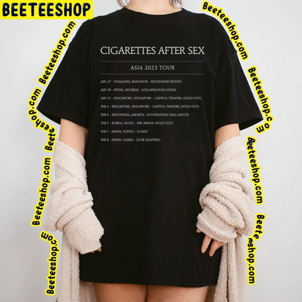 Cigarettes After Sex Asia 2023 Tour Dates Beeteeshop Trending Unisex T-Shirt