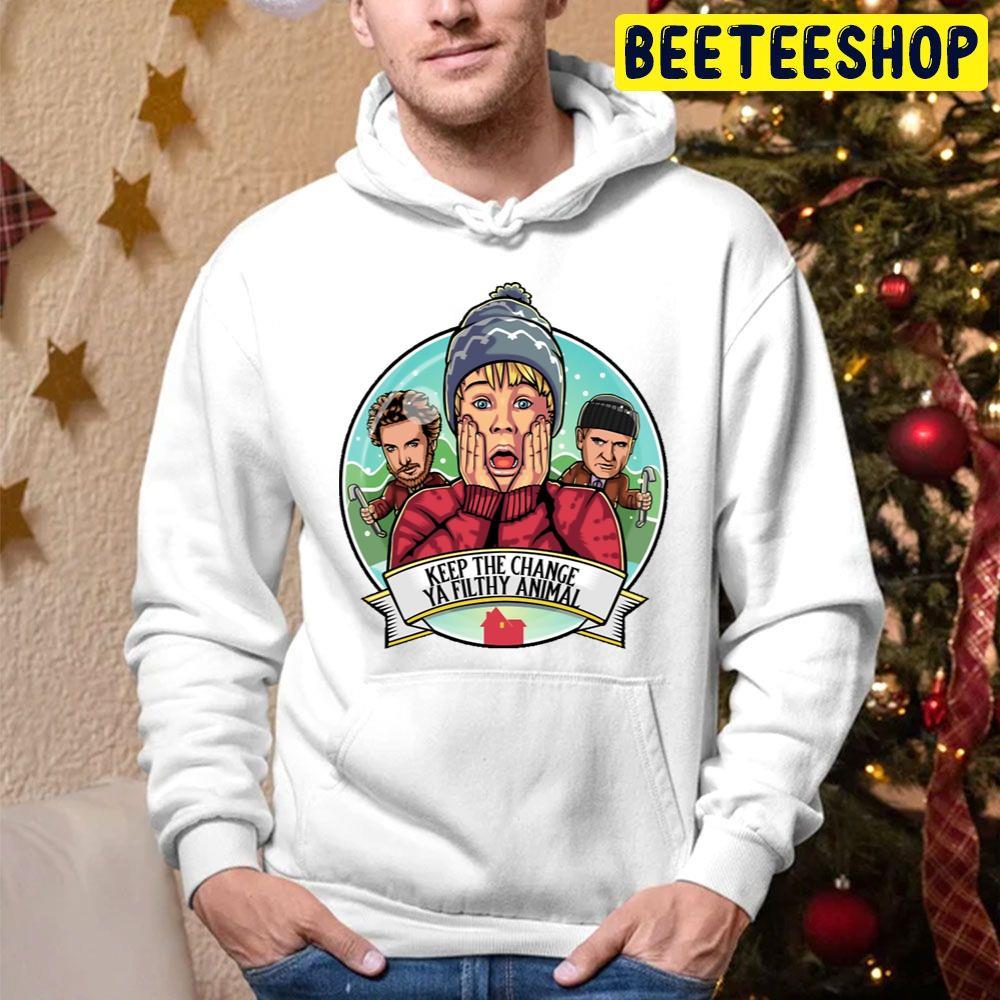 Circle Kevin Mccallister Home Alone Christmas Beeteeshop Trending Unisex Hoodie