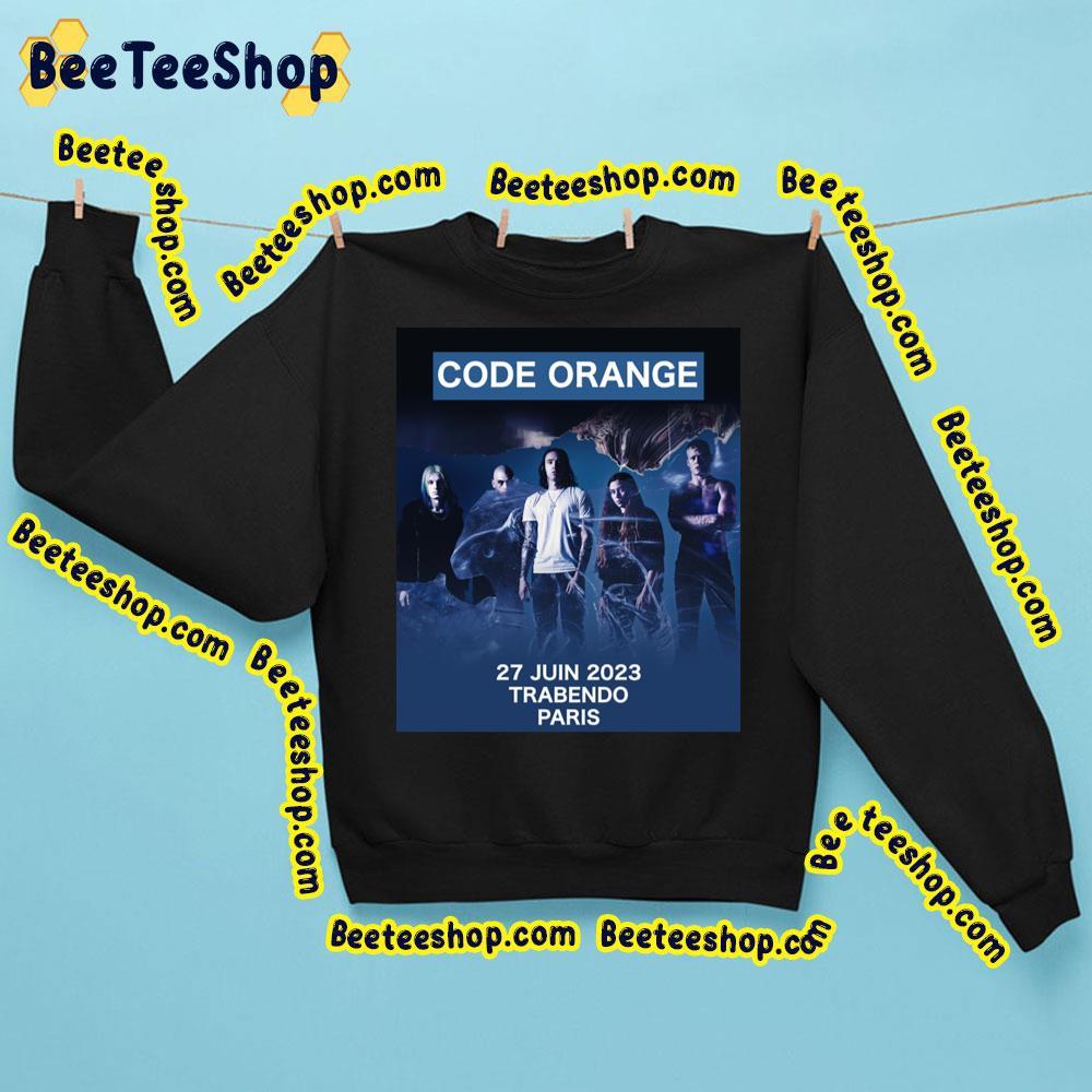 Code Orange Tour 27 Juin 2023 Paris Beeteeshop Trending Unisex Sweatshirt