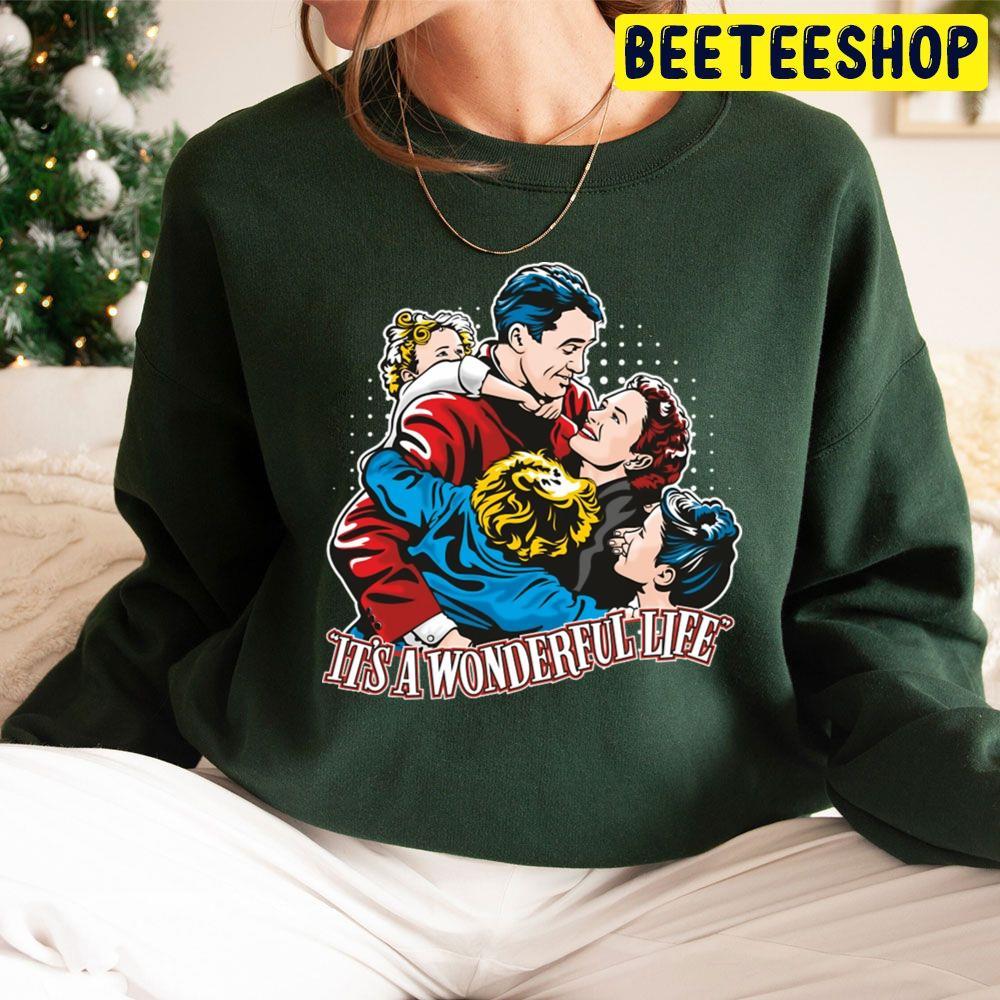 Color Family It’s A Wonderful Life Christmas Beeteeshop Trending Unisex Sweatshirt