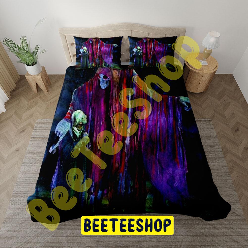 Color Skull Scrooge A Christmas Carol Trending Bedding Set