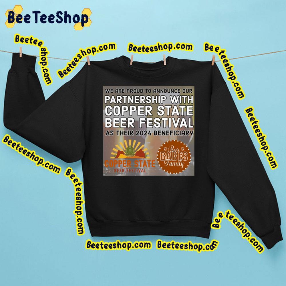 Copper State Beer Festival 2024 Beeteeshop Trending Unisex Sweatshirt