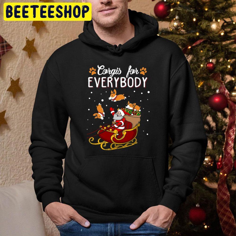 Corgis For Everybody Christmas Beeteeshop Trending Unisex Hoodie