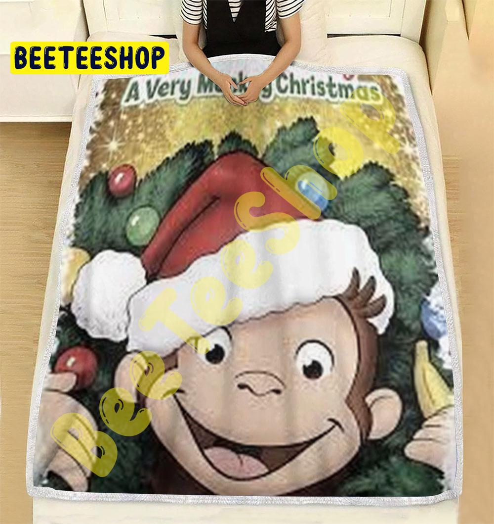 Curious George A Very Monkey Christmas 2 Trending Blanket