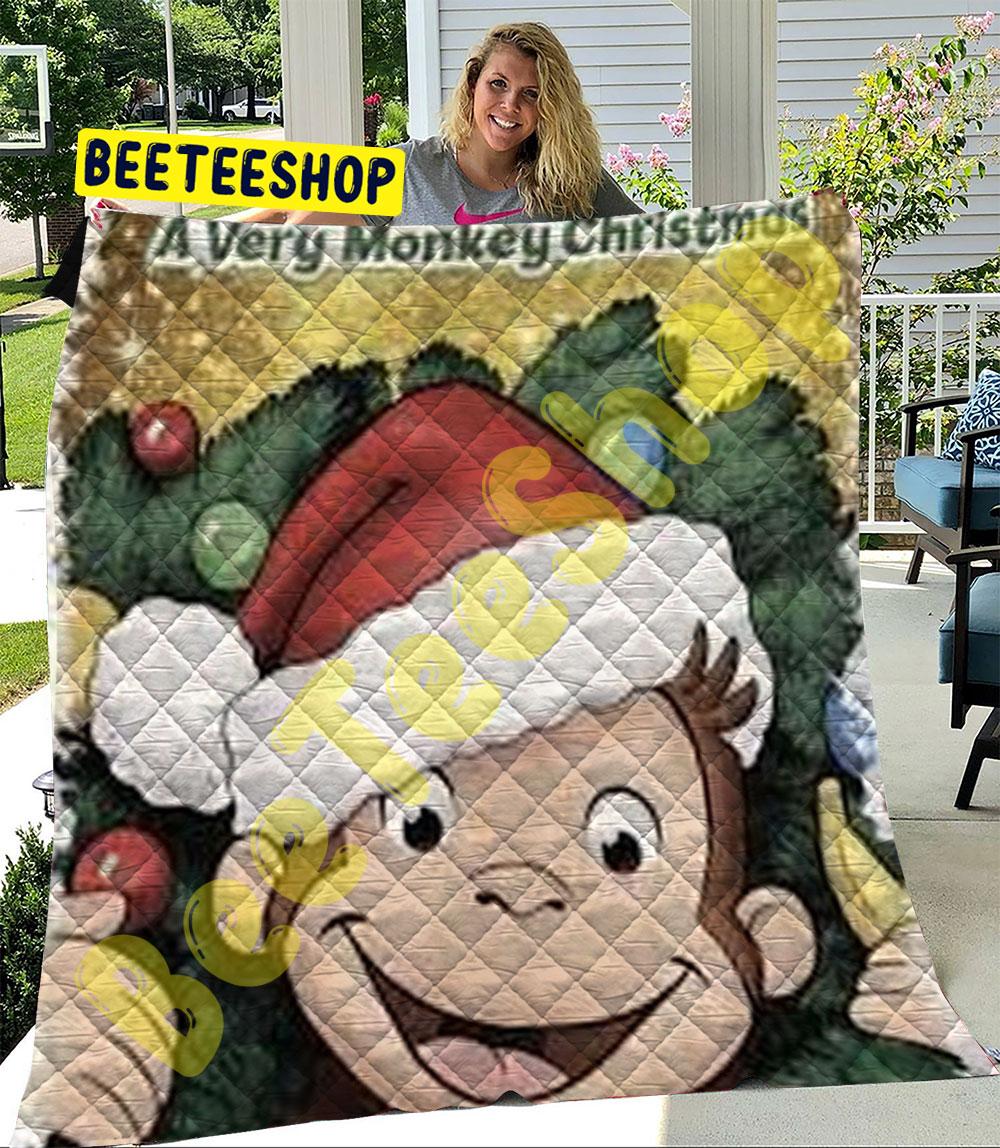 Curious George A Very Monkey Christmas 2 Trending Quilt