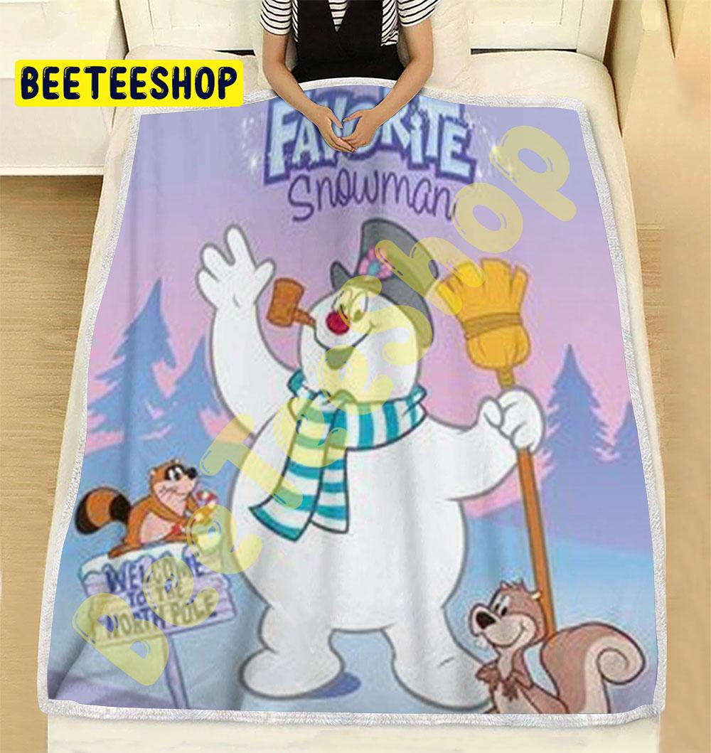 Cute Frosty The Snowman 5 Trending Blanket