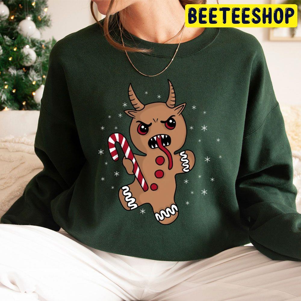 Cute Gingerbread Krampus Christmas Beeteeshop Trending Unisex Sweatshirt