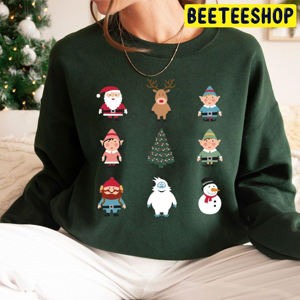 Cute Icon Rudolph The Red Nosed Reindeer Christmas Beeteeshop Trending Unisex Sweatshirt