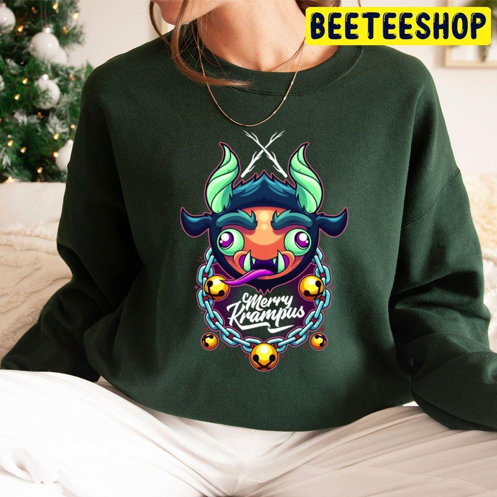 Cute Monster Mery Krampus Christmas Beeteeshop Trending Unisex Sweatshirt