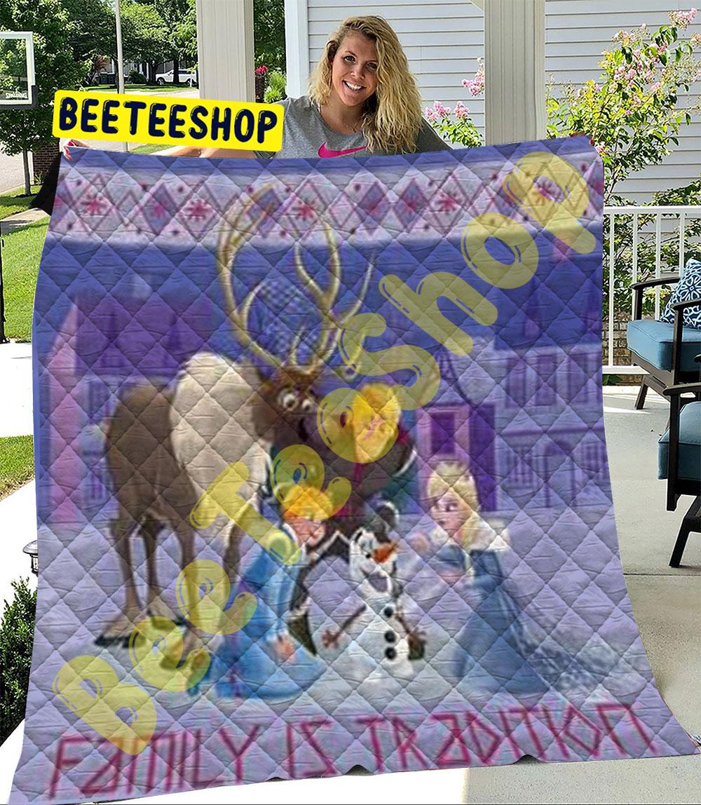 Cute Olaf’s Frozen Adventure 02 Trending Quilt