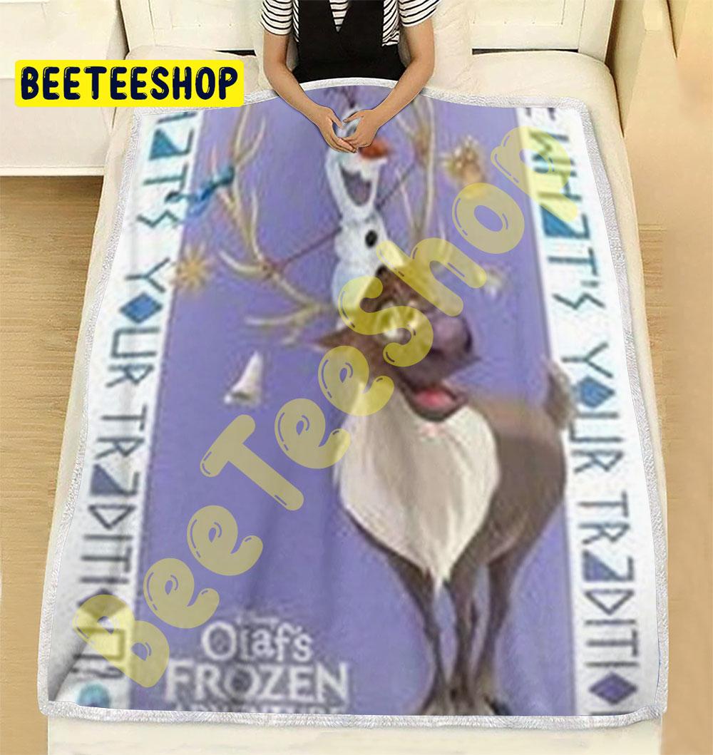 Cute Olaf’s Frozen Adventure 04 Trending Blanket