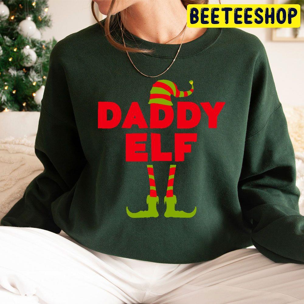 Daddy Elf Christmas Beeteeshop Trending Unisex Sweatshirt