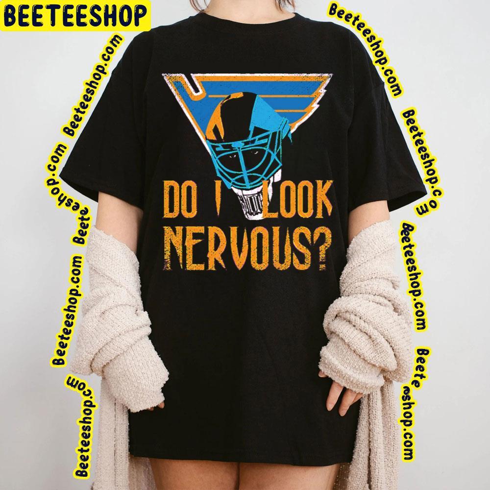 Do I Look Nervous Jordan Binnington St Louis Blues Hockey Unisex T-Shirt