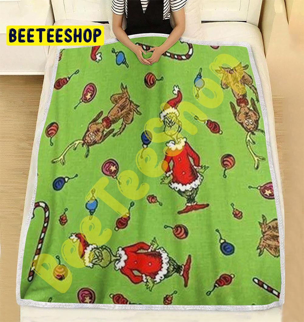 Dr Seuss’ How The Grinch Stole Christmas 17 Trending Blanket