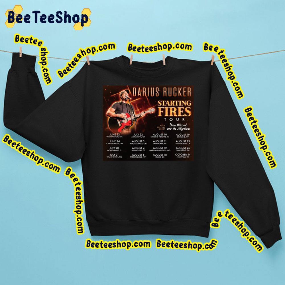 Drew Holcomb And The Neighbors Starting Fires Tour 2023 Guest Beeteeshop Trending Unisex Sweatshirt