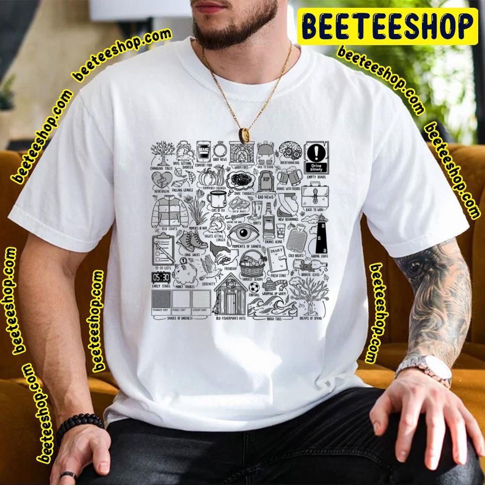 Ed Sheeran Autumn Variations 2023 Album Beeteeshop Trending Unisex T-Shirt