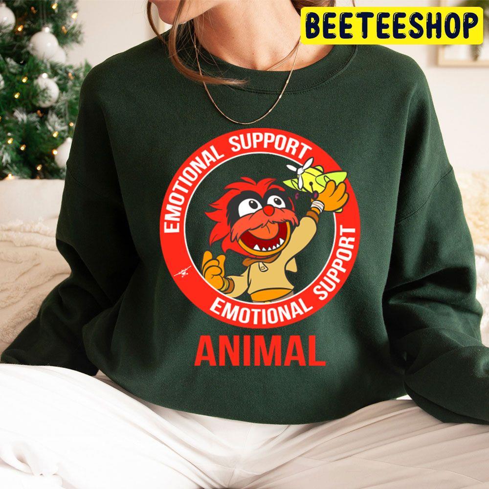 Emotional Support The Muppet Christmas Carol Beeteeshop Trending Unisex Sweatshirt