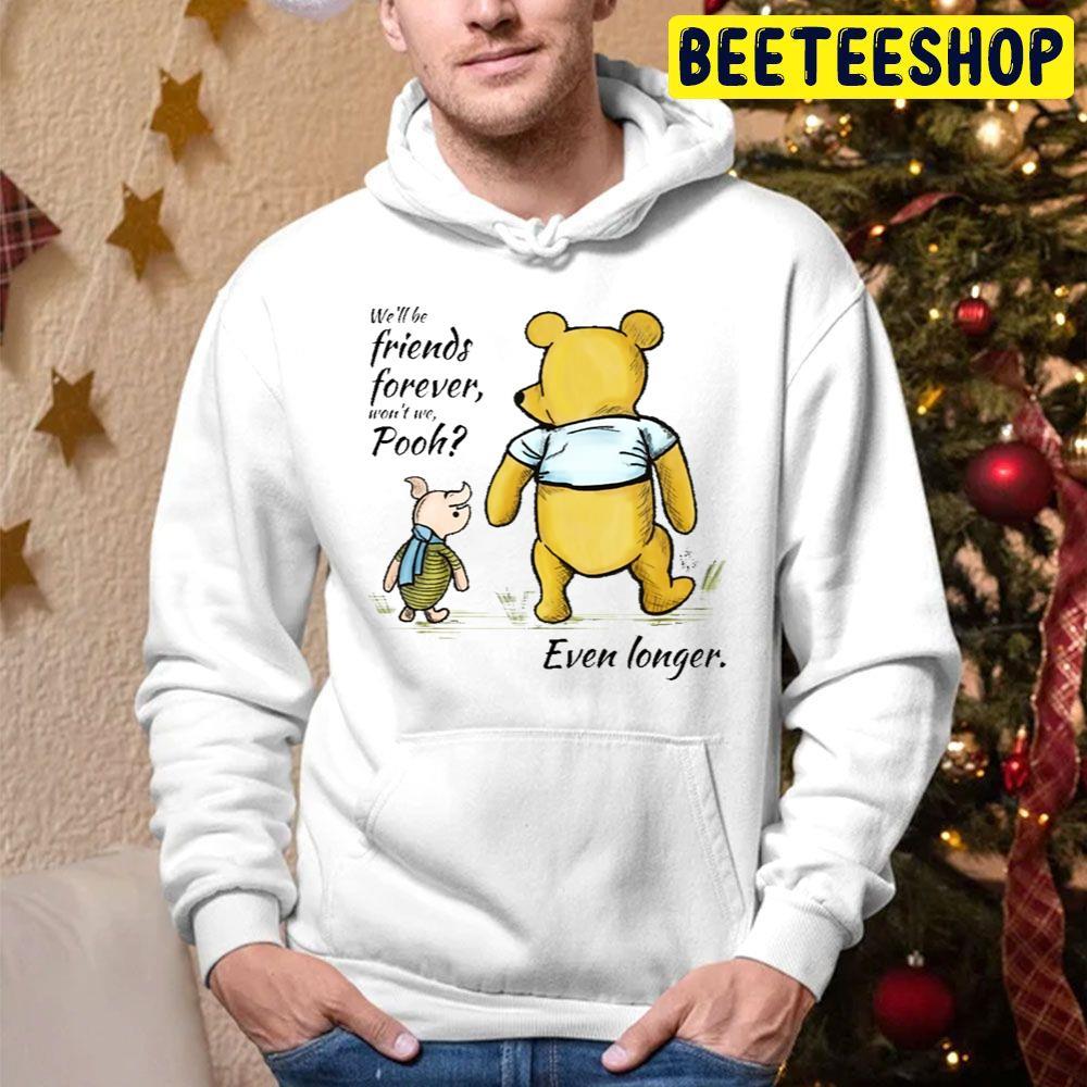 Even Longer Winnie The Pooh A Very Merry Pooh Year Beeteeshop Trending Unisex Hoodie